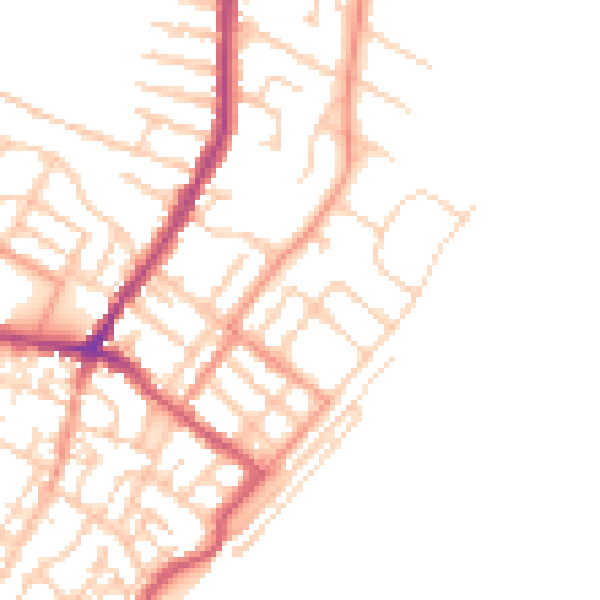 Daytime road noise heatmap for CT11 8EF