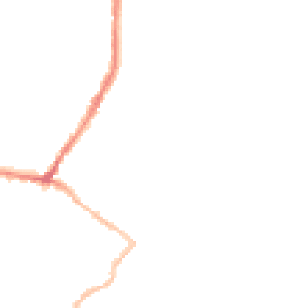 Night-time road noise heatmap for CT11 8EF