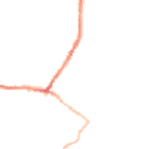 Night-time road noise heatmap for CT11 8EL