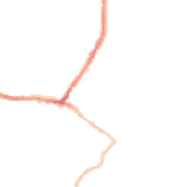 Night-time road noise heatmap for CT11 8ES