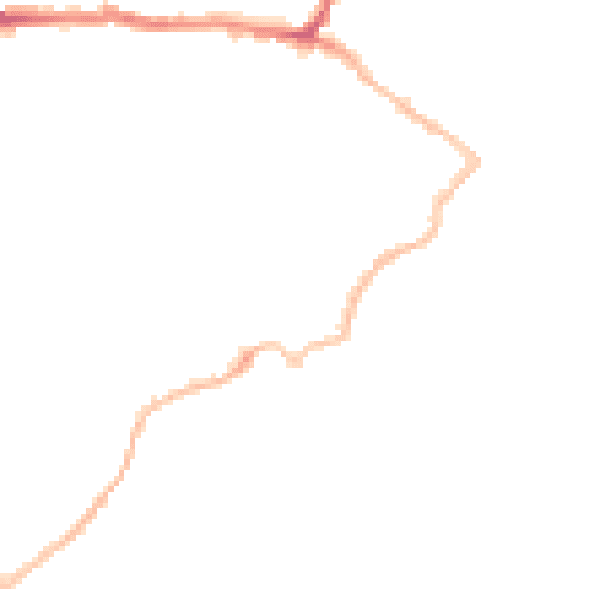 Night-time road noise heatmap for CT11 8HJ