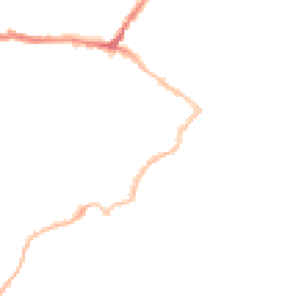 Night-time road noise heatmap for CT11 8JL