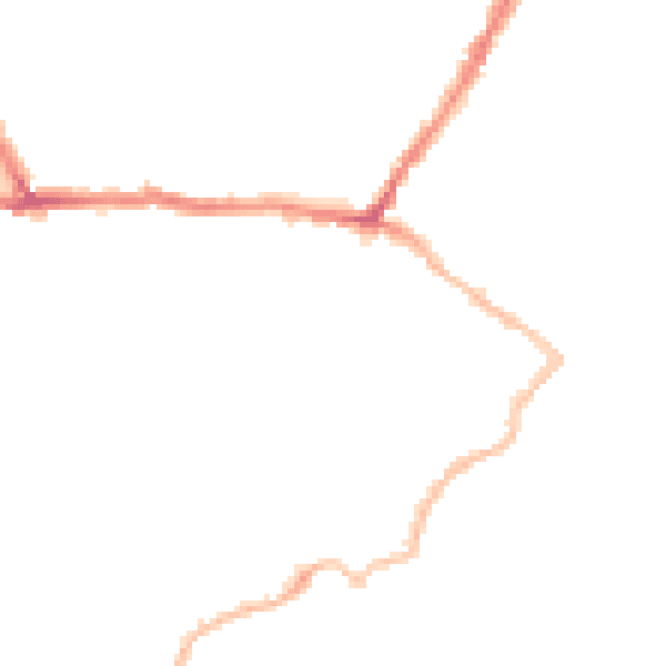 Night-time road noise heatmap for CT11 8PB