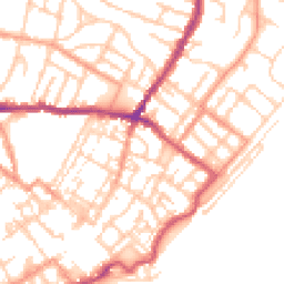 Daytime road noise heatmap for CT11 8PW