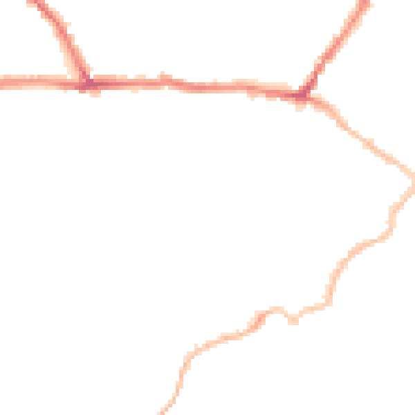 Night-time road noise heatmap for CT11 8QB