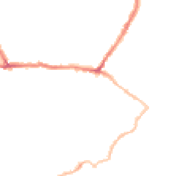 Night-time road noise heatmap for CT11 8QR