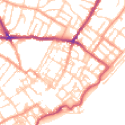 Daytime road noise heatmap for CT11 8QW