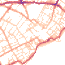 Daytime road noise heatmap for CT11 9AT