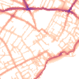 Daytime road noise heatmap for CT11 9HN