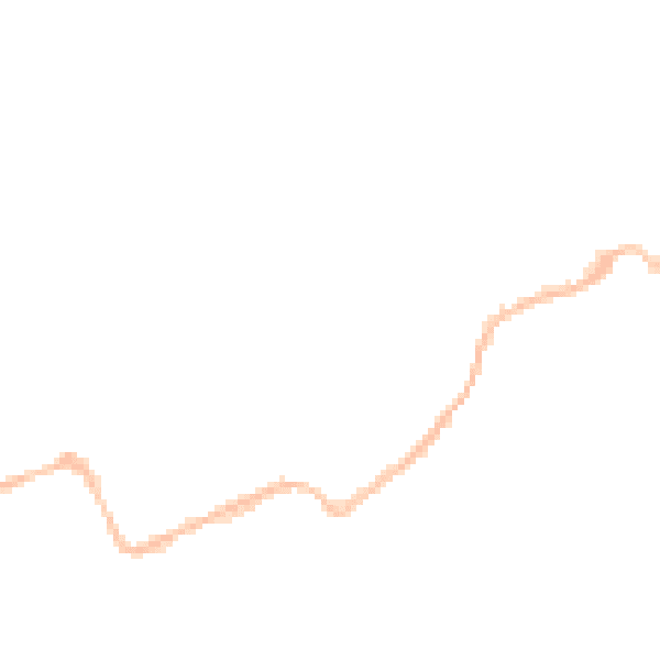 Night-time road noise heatmap for CT11 9JW
