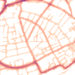 Daytime road noise heatmap for CT11 9QL