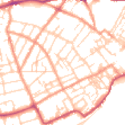 Daytime road noise heatmap for CT11 9QR
