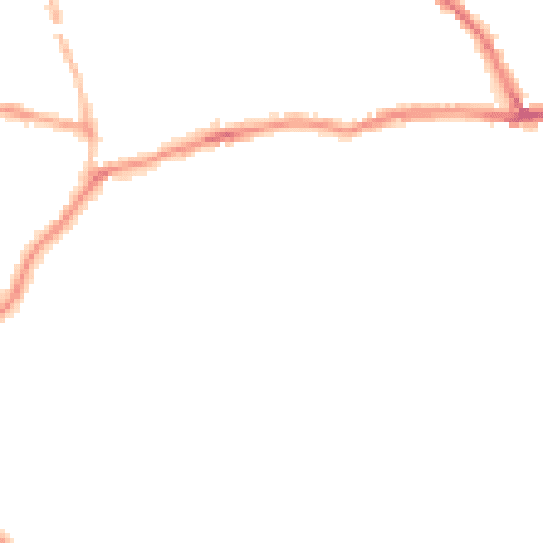 Night-time road noise heatmap for CT11 9RD