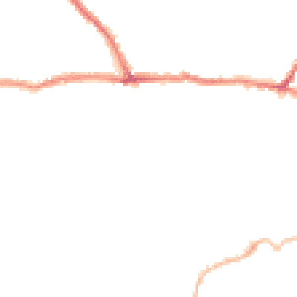 Night-time road noise heatmap for CT11 9UA