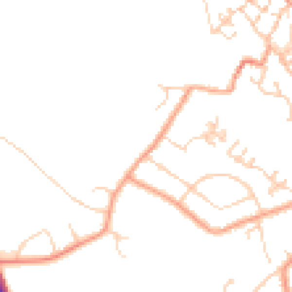 Daytime road noise heatmap for CT13 0AE