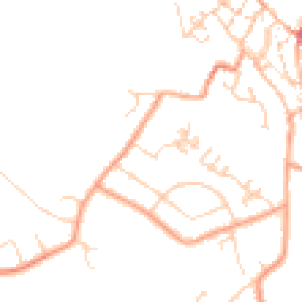 Daytime road noise heatmap for CT13 0AF