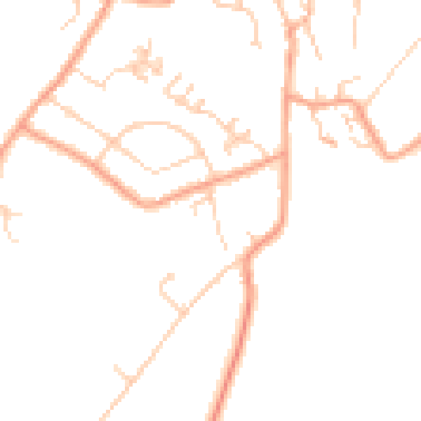 Daytime road noise heatmap for CT13 0AP