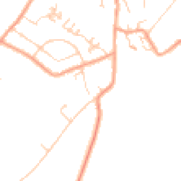 Daytime road noise heatmap for CT13 0AR