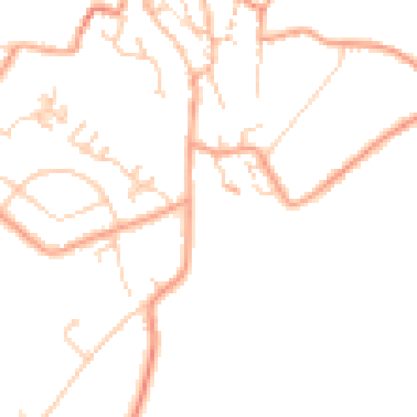Daytime road noise heatmap for CT13 0BN