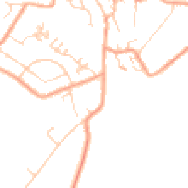 Daytime road noise heatmap for CT13 0BP