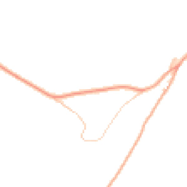 Daytime road noise heatmap for CT13 0ET