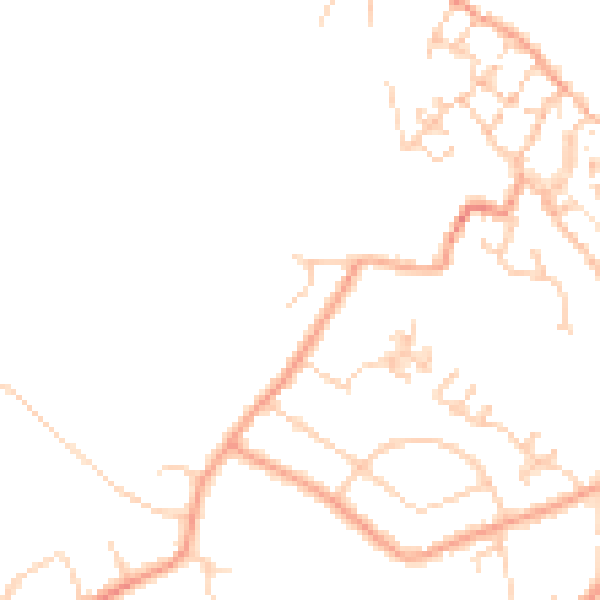 Daytime road noise heatmap for CT13 0EY
