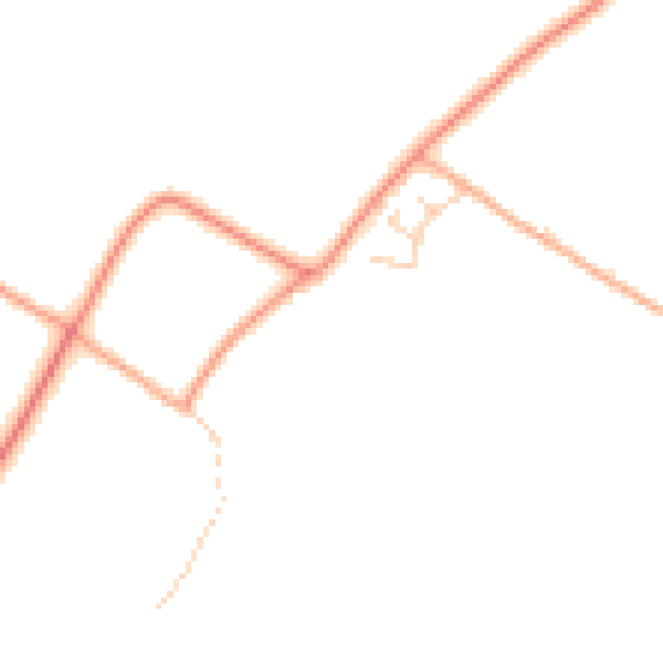 Daytime road noise heatmap for CT13 0FR