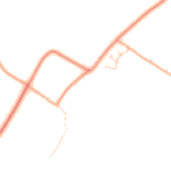 Daytime road noise heatmap for CT13 0FS
