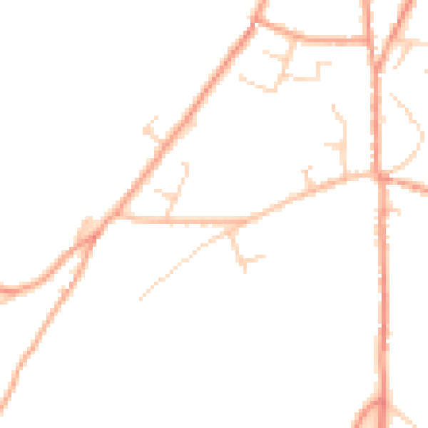 Daytime road noise heatmap for CT13 0LB