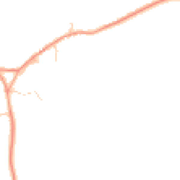 Daytime road noise heatmap for CT13 0NH
