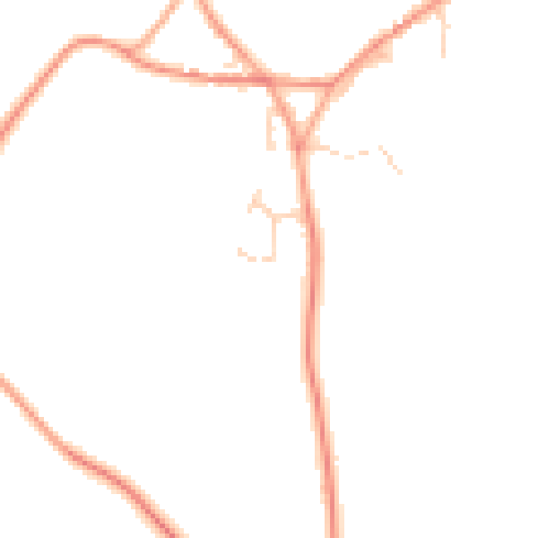 Daytime road noise heatmap for CT13 0NS