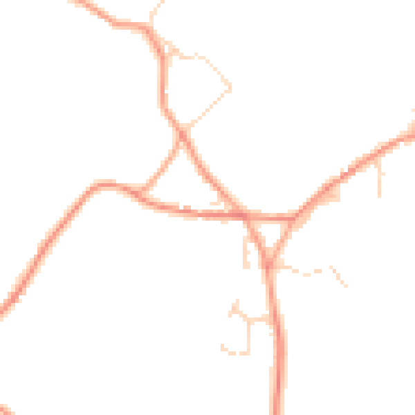 Daytime road noise heatmap for CT13 0PA
