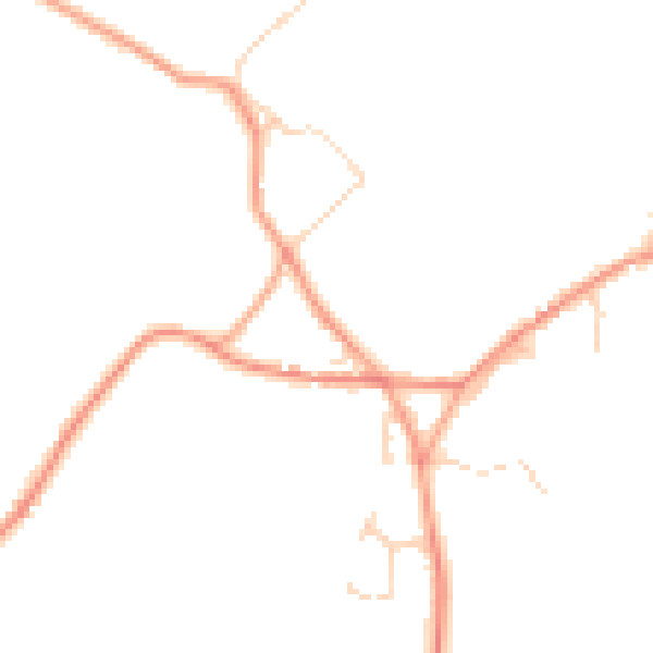 Daytime road noise heatmap for CT13 0PE