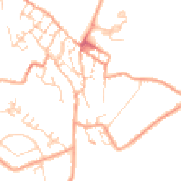 Daytime road noise heatmap for CT13 9BH