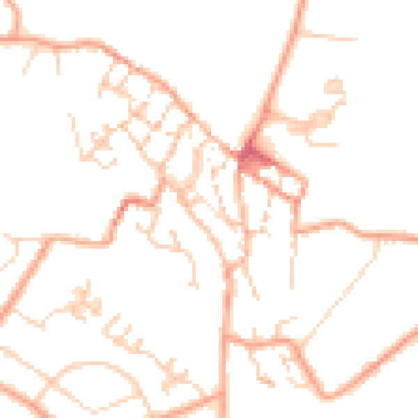 Daytime road noise heatmap for CT13 9BT