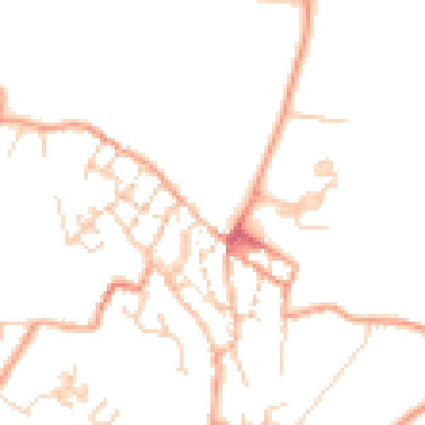 Daytime road noise heatmap for CT13 9DU