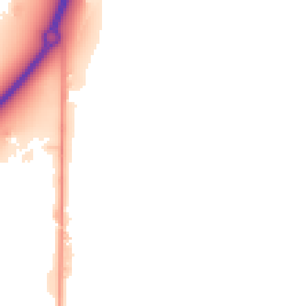 Daytime road noise heatmap for CT13 9FJ