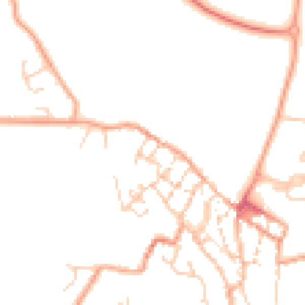 Daytime road noise heatmap for CT13 9HR