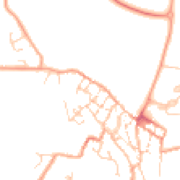 Daytime road noise heatmap for CT13 9HS