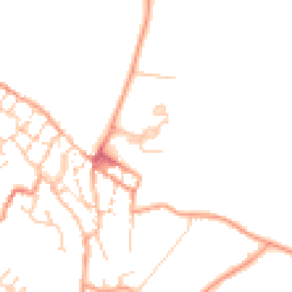 Daytime road noise heatmap for CT13 9QE