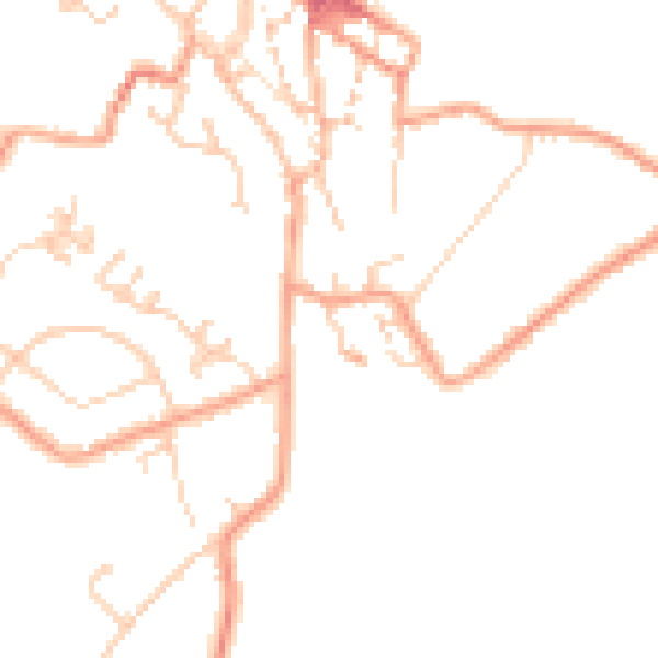 Daytime road noise heatmap for CT13 9RL