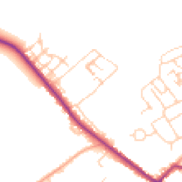 Daytime road noise heatmap for CT14 0AL