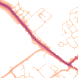 Daytime road noise heatmap for CT14 0AN