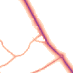 Daytime road noise heatmap for CT14 0AW