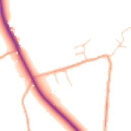 Daytime road noise heatmap for CT14 0BY