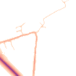Daytime road noise heatmap for CT14 0DL