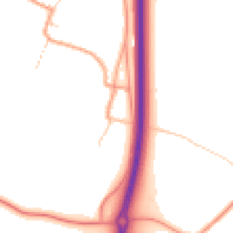 Daytime road noise heatmap for CT14 0JB