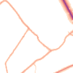 Daytime road noise heatmap for CT14 0NB