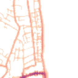 Daytime road noise heatmap for CT14 6JU