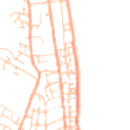 Daytime road noise heatmap for CT14 6PQ